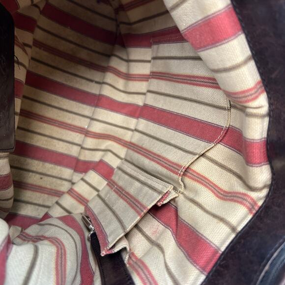 Vintage Brighton Woven Heart Straw Handbag - Picture 11 of 13